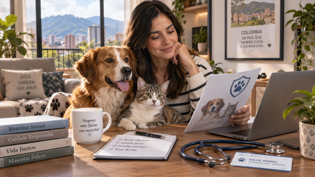 SEGURO PARA MASCOTAS EN COLOMBIA: ¿VALE LA PENA CONTRATARLO PARA PERROS Y GATOS EN 2026?